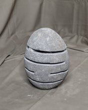 Load image into Gallery viewer, River Stone Egg Lantern , Modern Garden Candle Lighting #1
