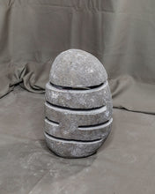 Load image into Gallery viewer, River Stone Egg Lantern , Modern Garden Candle Lighting #4
