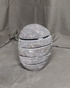 River Stone Egg Lantern , Modern Garden Candle Lighting #9