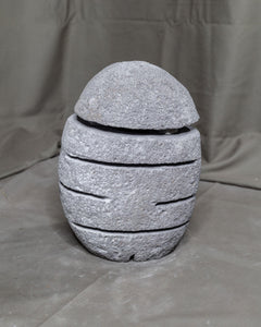 Large River Stone Egg Lantern , Modern Garden Candle Lighting #4