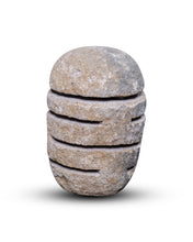 Load image into Gallery viewer, Large River Stone Egg Lantern , Modern Garden Candle Lighting #5
