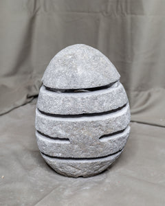 Large River Stone Egg Lantern , Modern Garden Candle Lighting #8