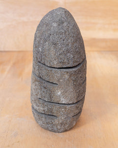 River Stone Egg Lantern , Modern Garden Candle Lighting #R2