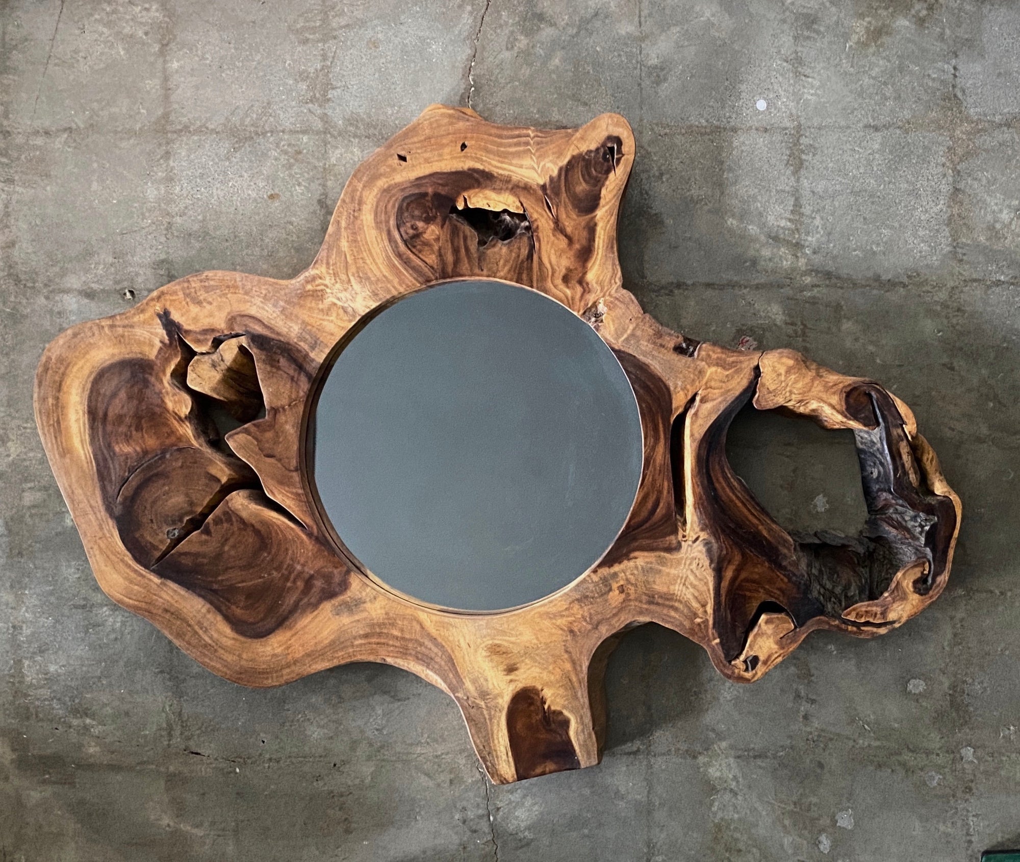 Live Edge Wood Mirror