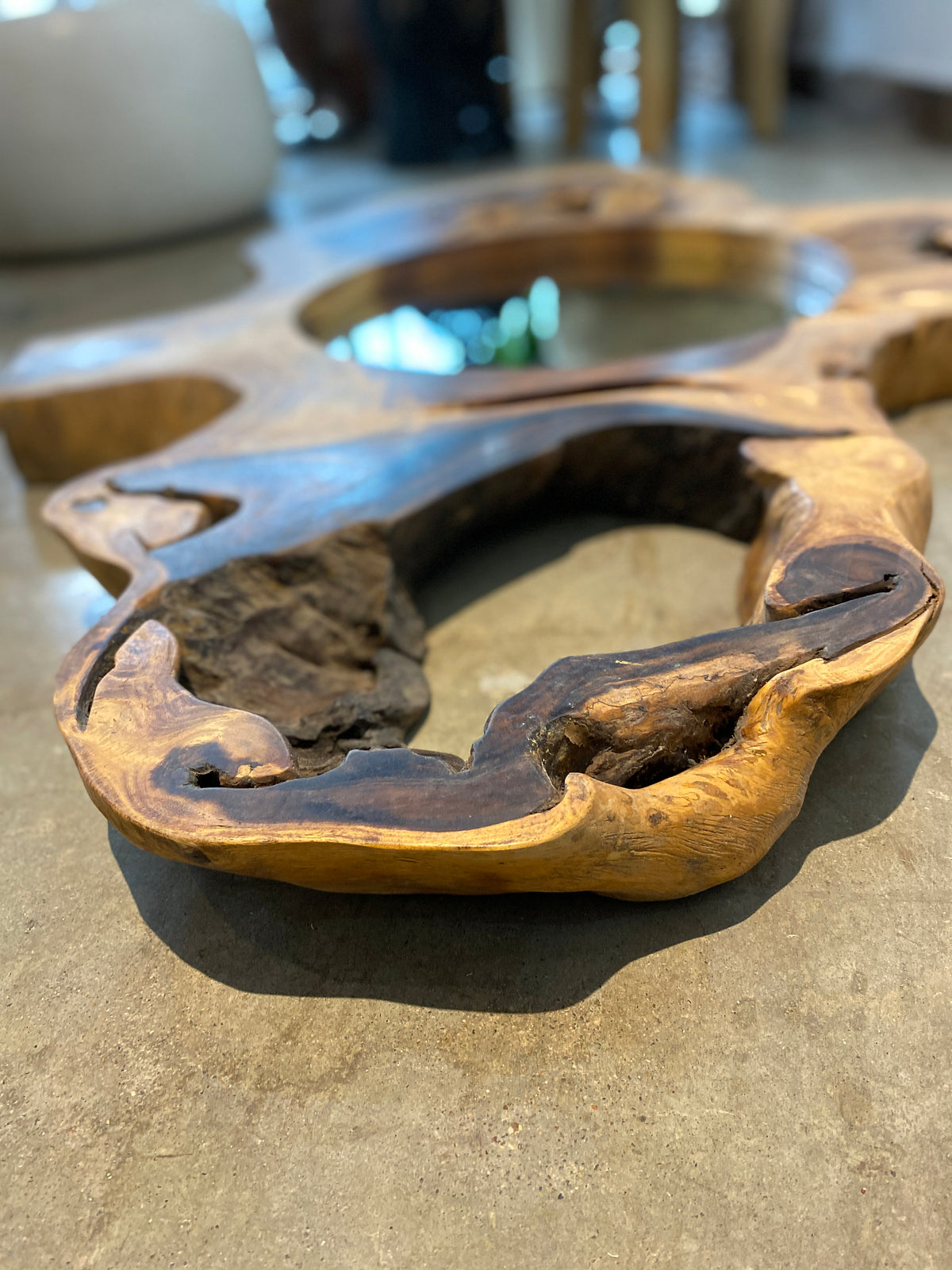 Live Edge Wood Mirror