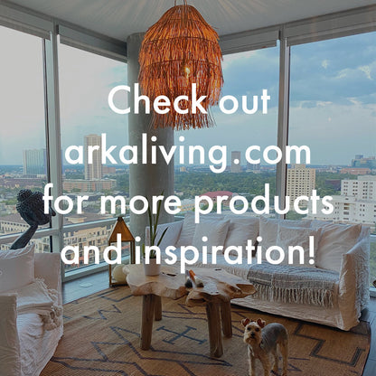 No. 14 – Handwoven Rattan Pendant Light – Round Ball Shape
