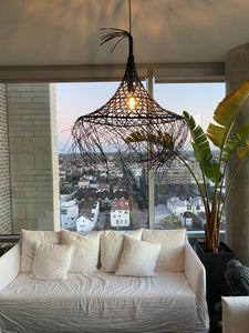 Menorca Rattan Woven Pendant Light | Simple and Natural Lamp with Lighting Fixtures
