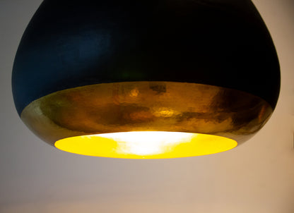 Vintage Black and Gold Bronze Pendant Light | Simple and Natural Lamp Boho