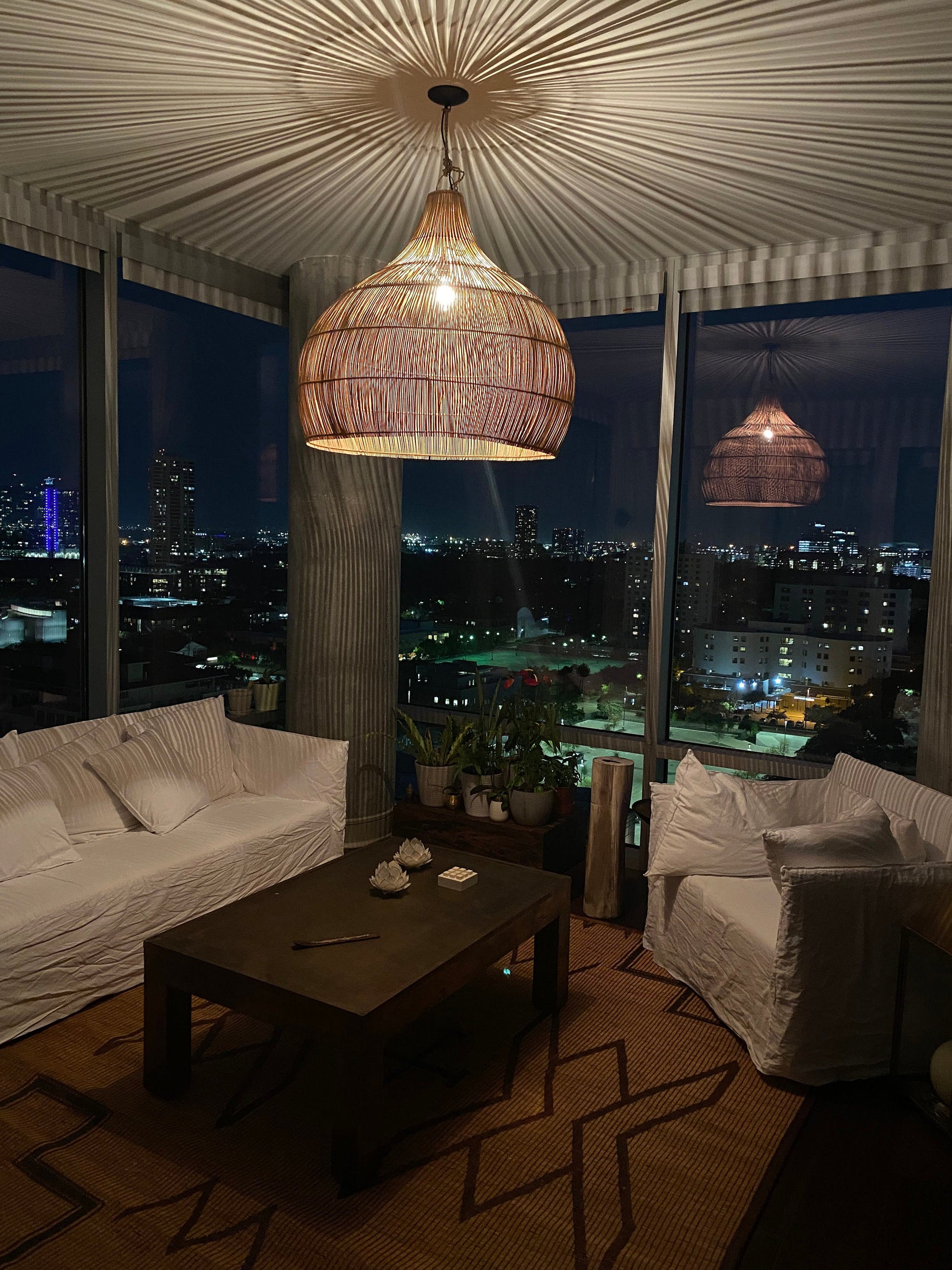 No. 31 – XL Handwoven Rattan Pendant Light