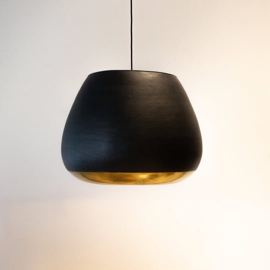 Vintage Black and Gold Bronze Pendant Light | Simple and Natural Lamp Boho
