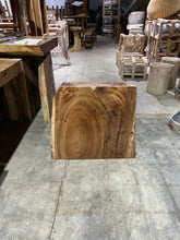 Load image into Gallery viewer, Live Edge Dining Table, 126&quot; Wood Slab and Wood base
